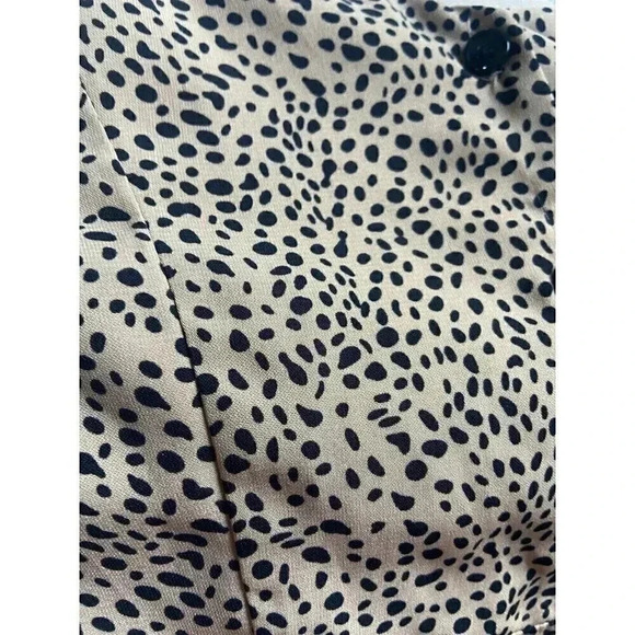 Mod Ref Cheetah Black & Brown Animal Print w/ lining A-line dress Size S Small - Picture 12 of 13